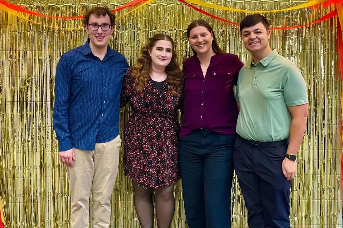 Students at Hillel Guelph's Golden Shabbat