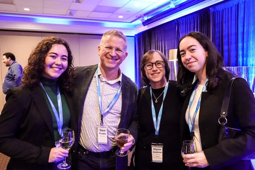 Law students and legal professionals at the CJLSA mentorship evening