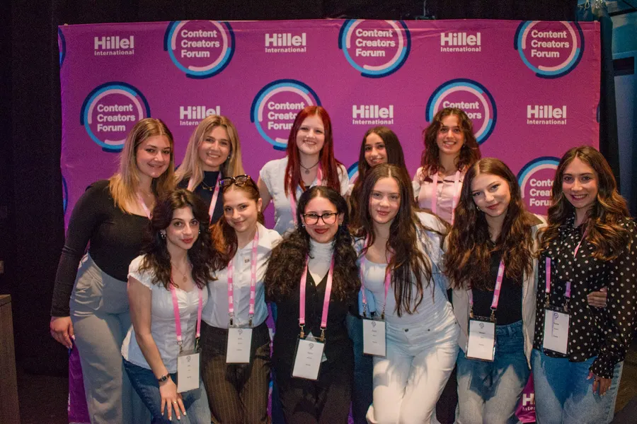 Students at the Hillel International Content Creator Forum